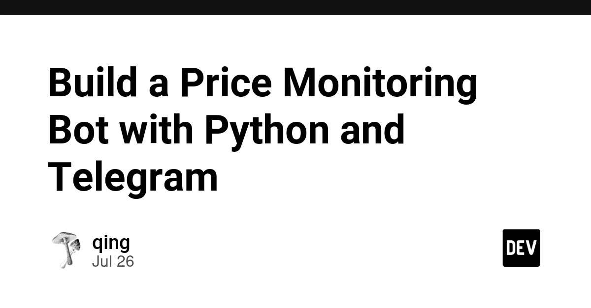 Build a Price Monitoring Bot with Python and Telegram