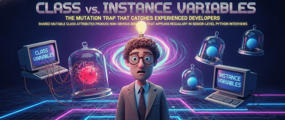 Cover image for Class vs Instance Variables: The Mutation Trap That Catches Experienced Developers