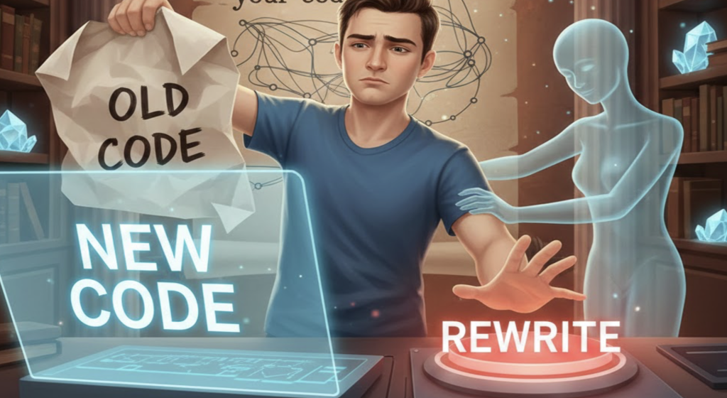 Don’t be so eager to rewrite your code