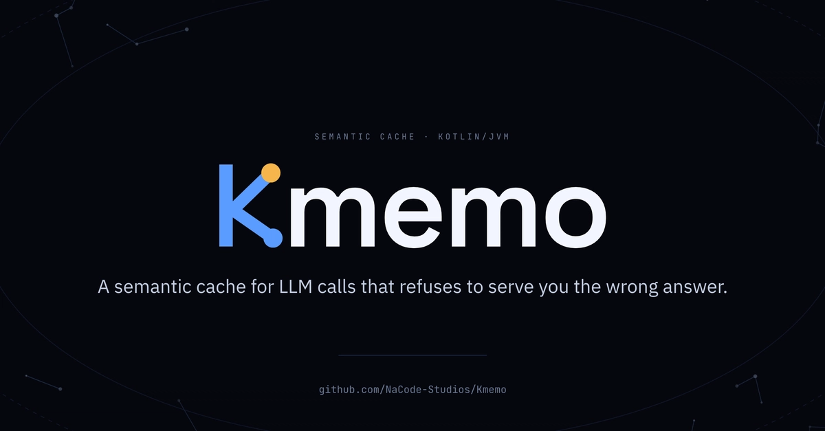 Kmemo: a semantic cache for LLM calls that refuses to serve you the wrong answer