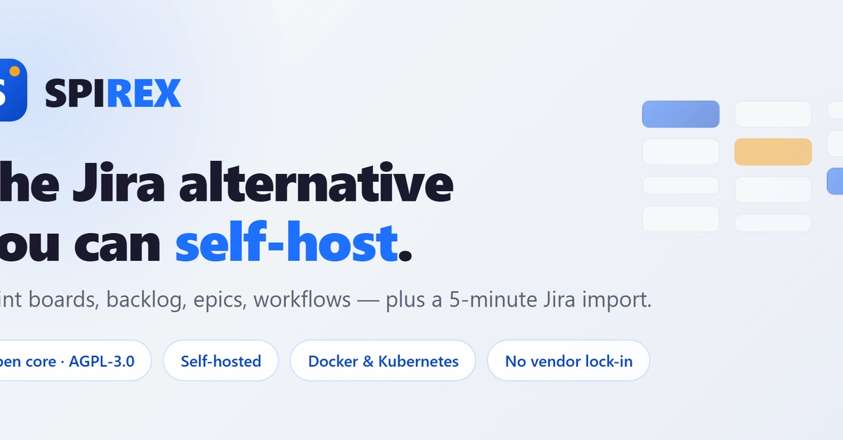 I built an open-source, self-hostable Jira alternative — here's the stack