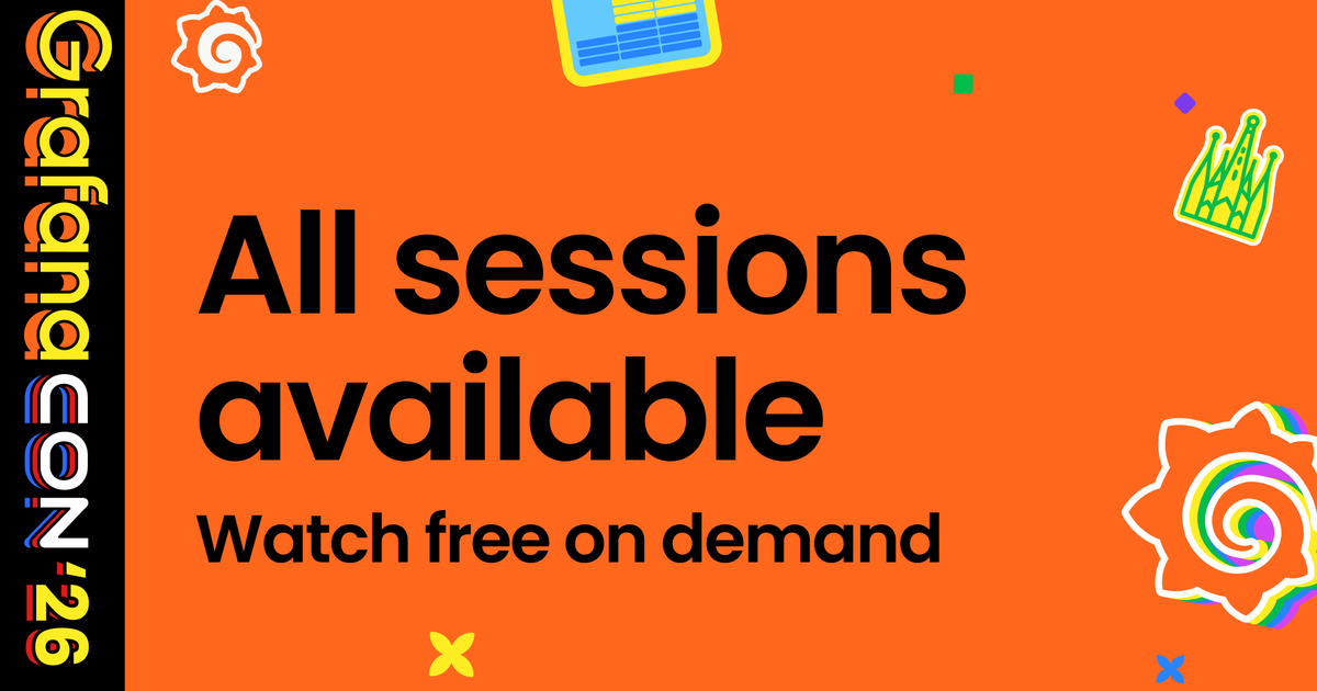 GrafanaCON 2026: On-demand sessions are now available