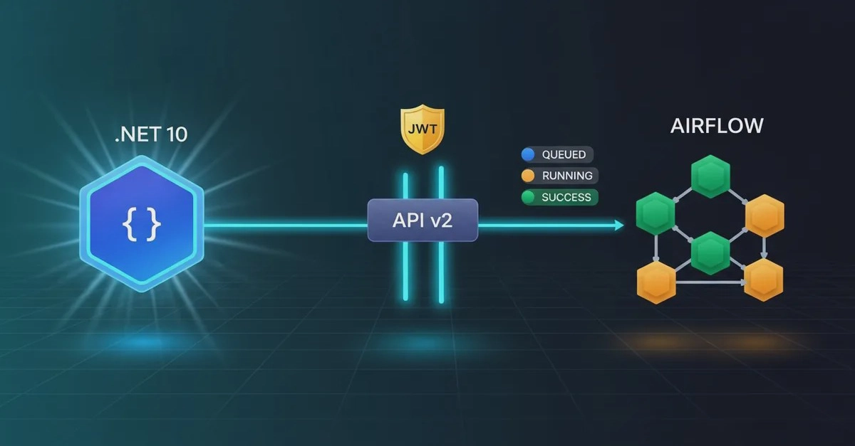 Apache Airflow com .NET 10: dispare e monitore DAGs