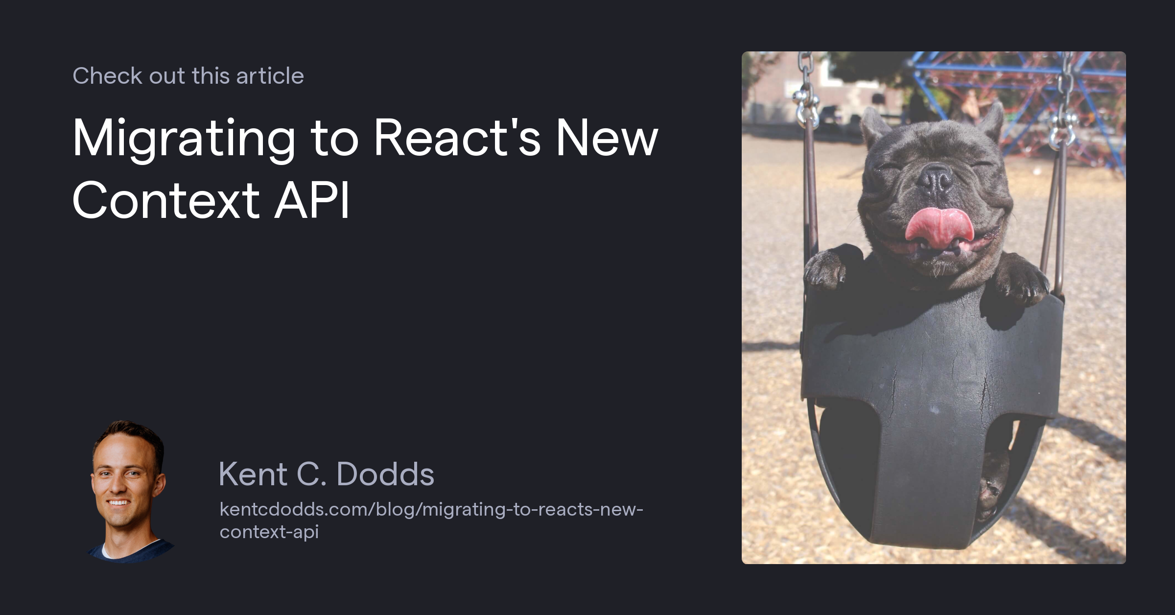Migrating to React's New Context API
