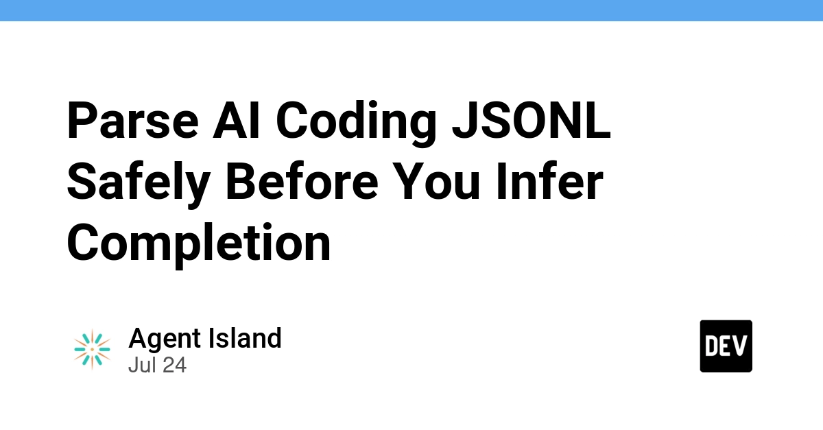 Parse AI Coding JSONL Safely Before You Infer Completion