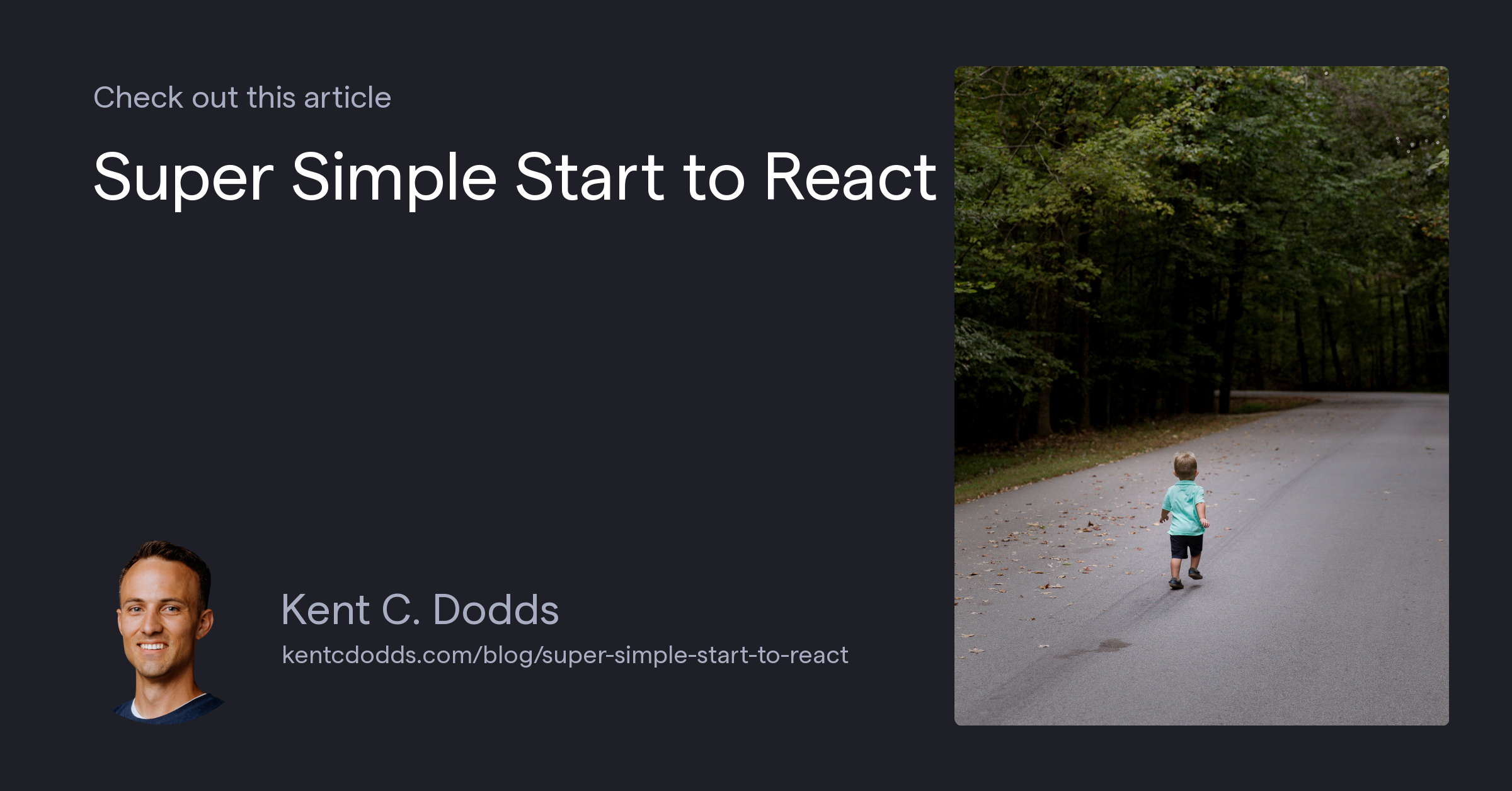 Super Simple Start to React