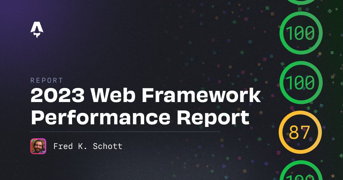 2023 Web Framework Performance Report