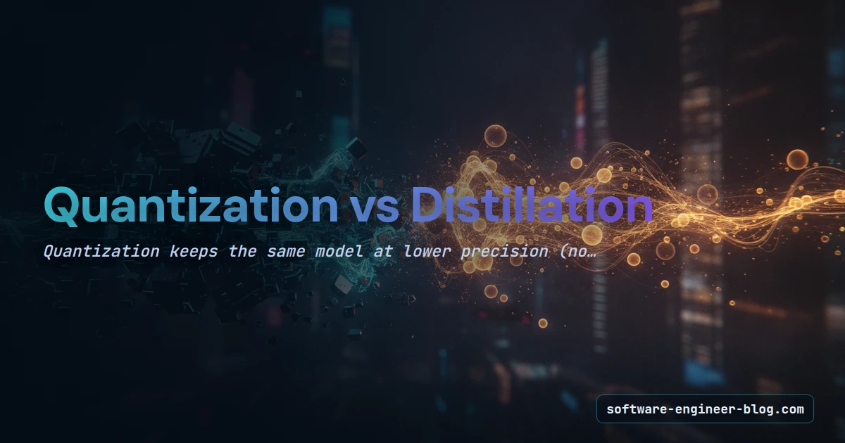 Cover image for Quantization vs Distillation
