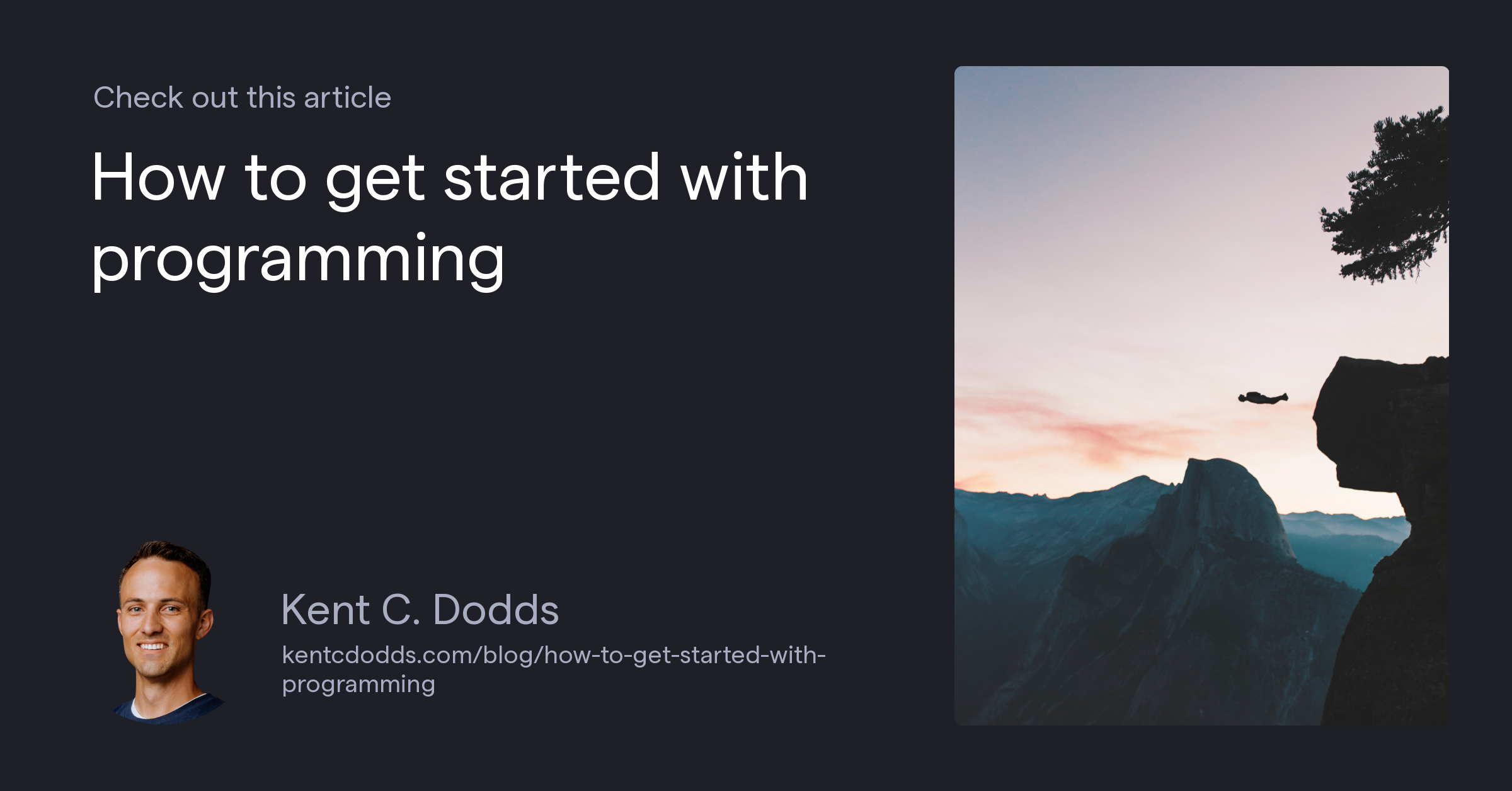 How to get started with programming