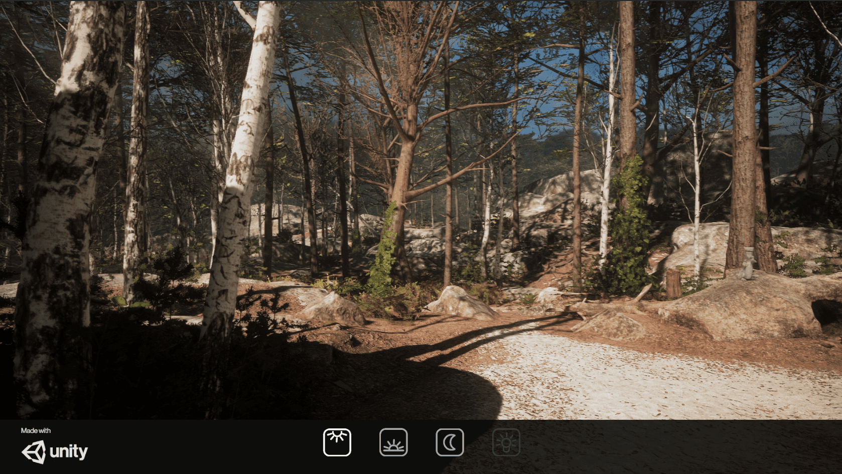 Example of day lighting