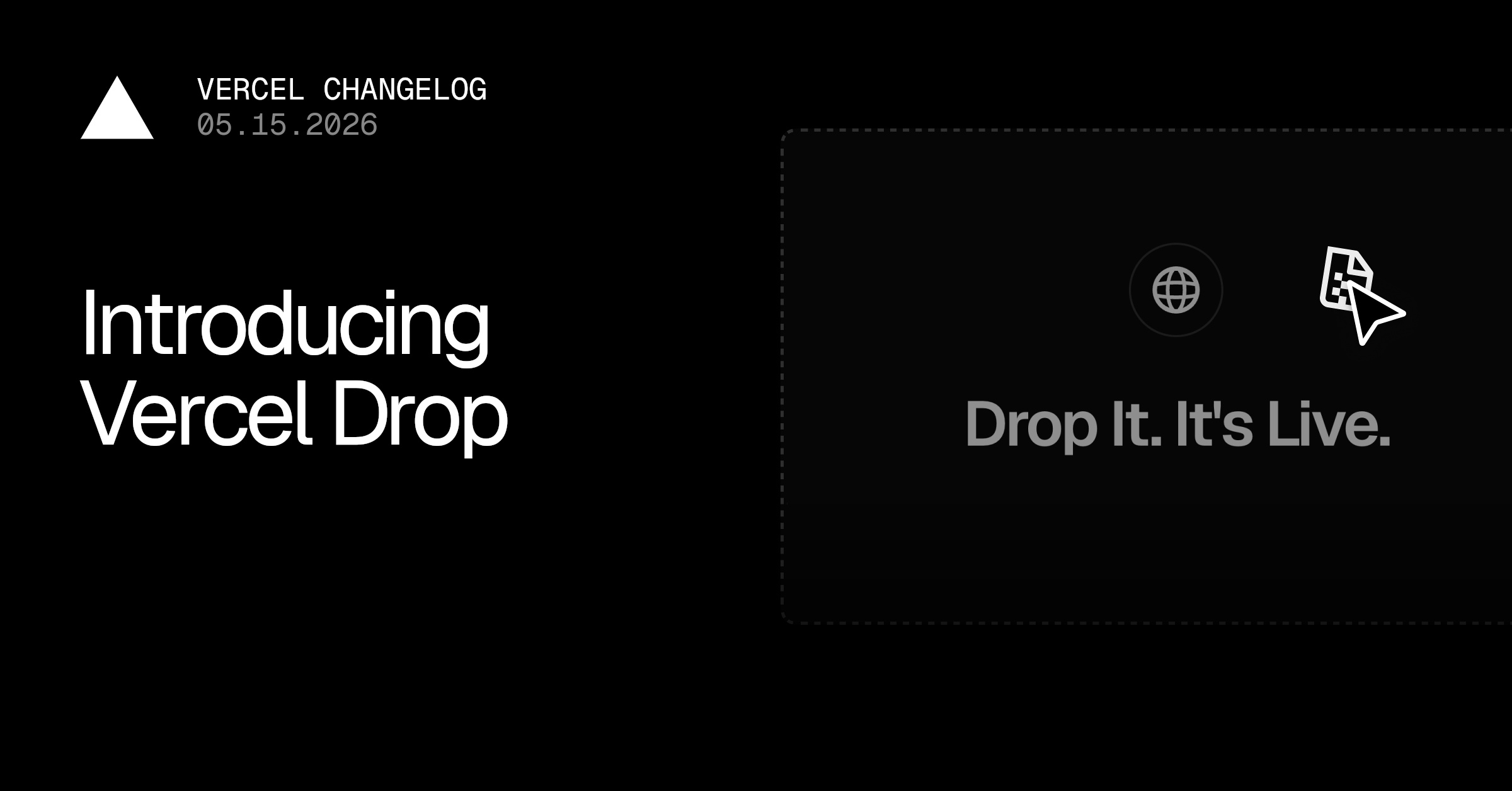 Introducing Vercel Drop