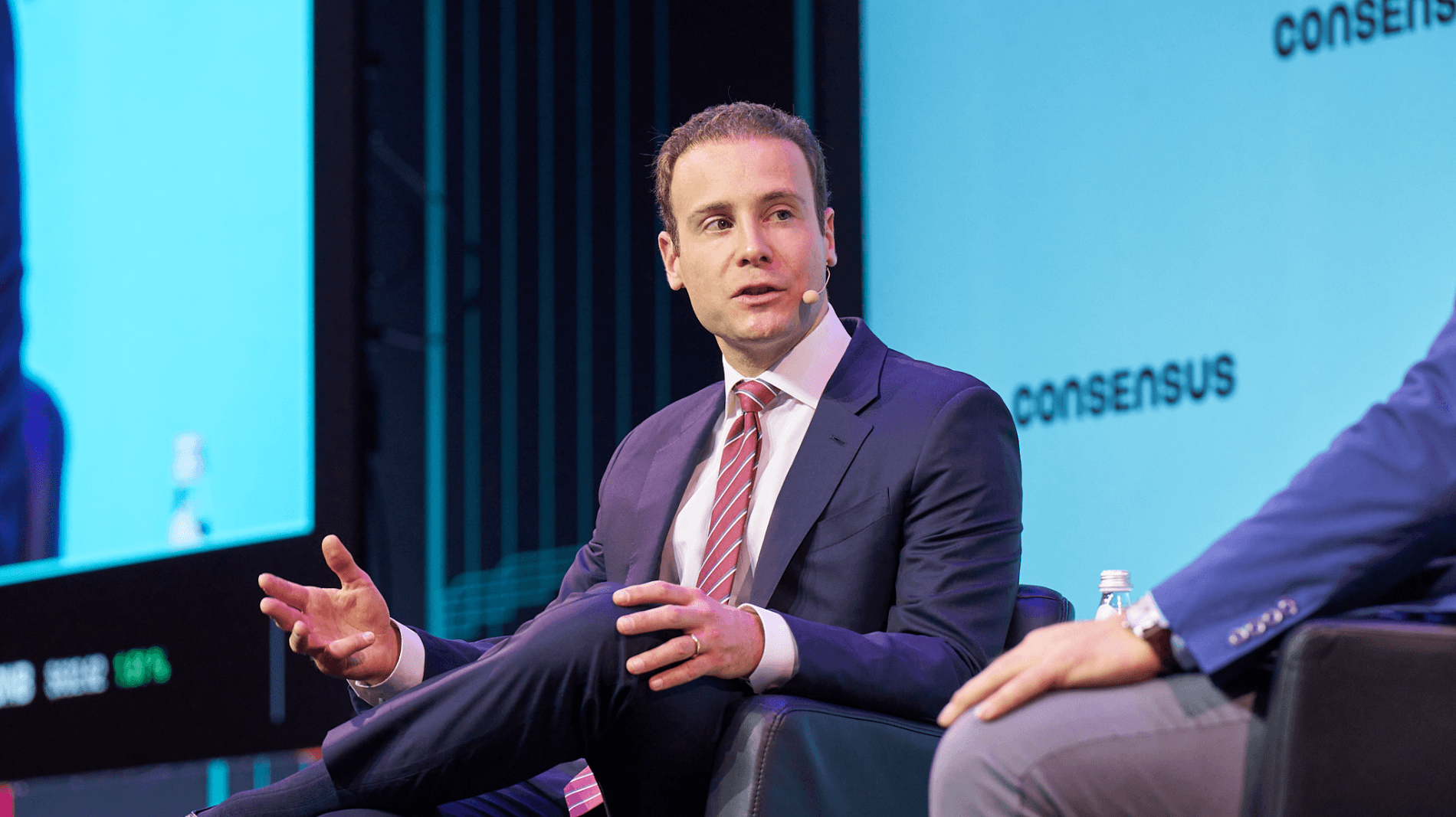 CFTC's Mike Selig participates in a panel discussion during Consensus Miami 2026