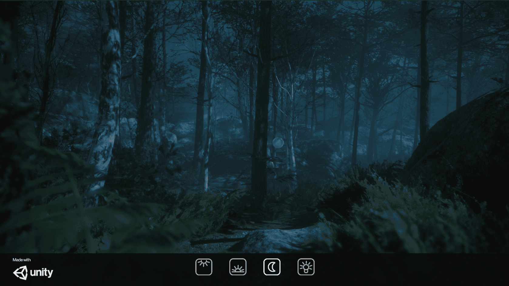 Example of nighttime lighting