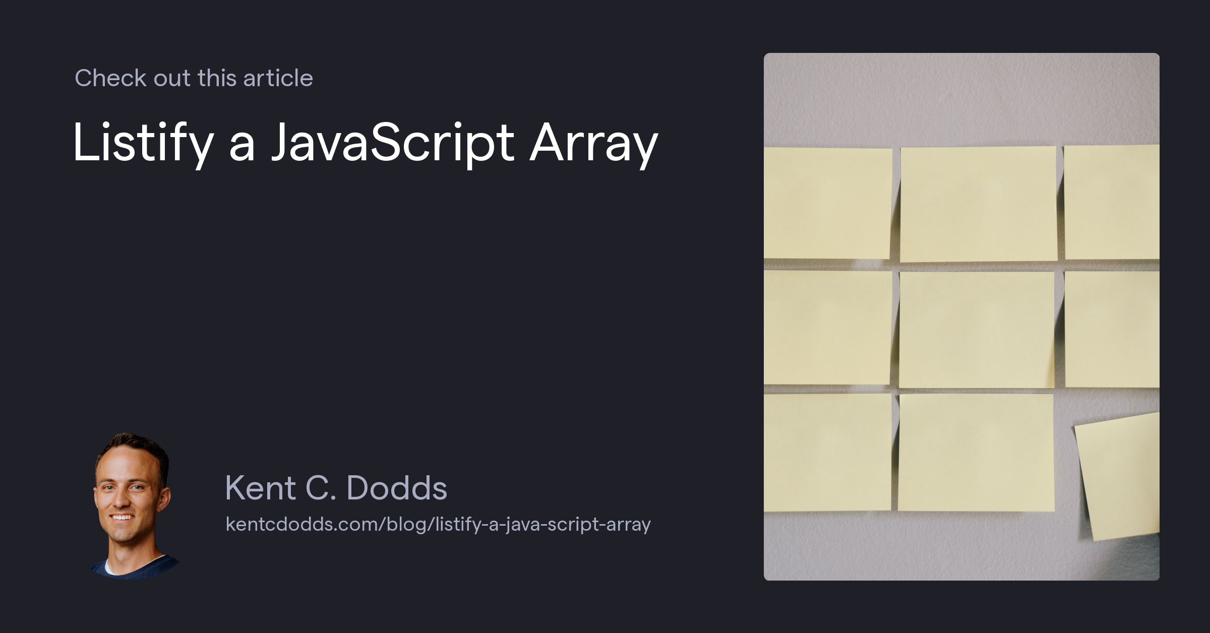 Listify a JavaScript Array