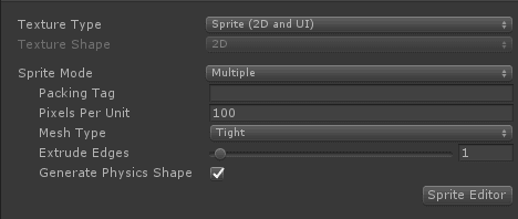 Sprite inspector