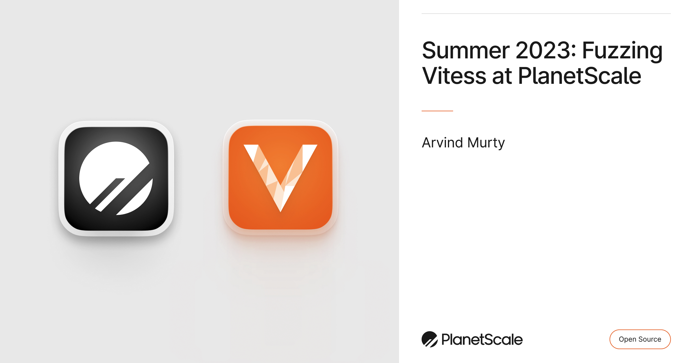 Summer 2023: Fuzzing Vitess at PlanetScale