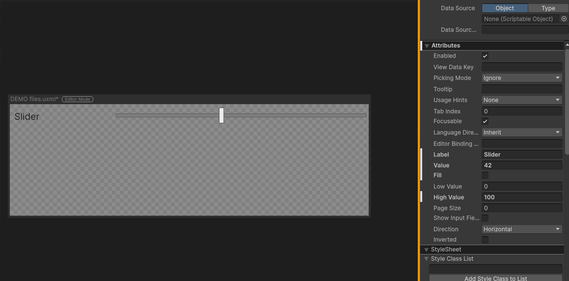 Changing the filled-in area color of a slider
