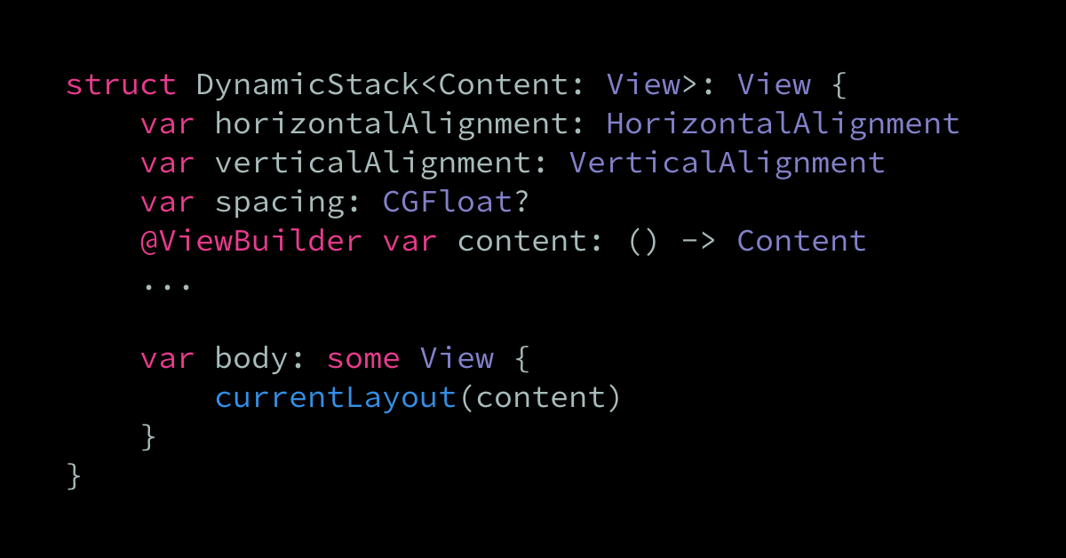 Switching between SwiftUI’s HStack and VStack