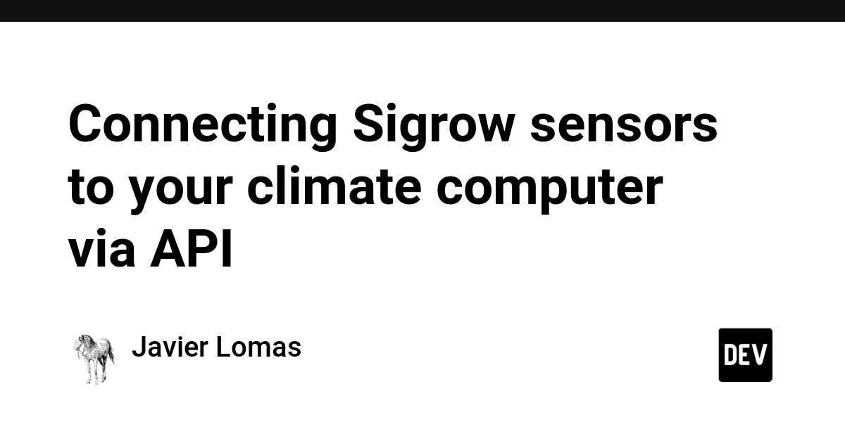Connecting Sigrow sensors to your climate computer via API