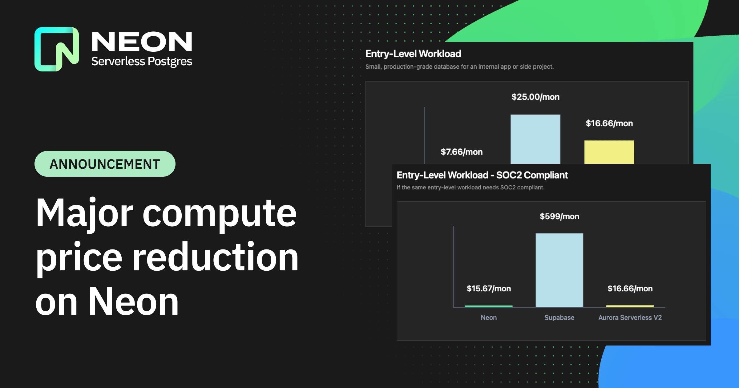Major compute price reduction on Neon