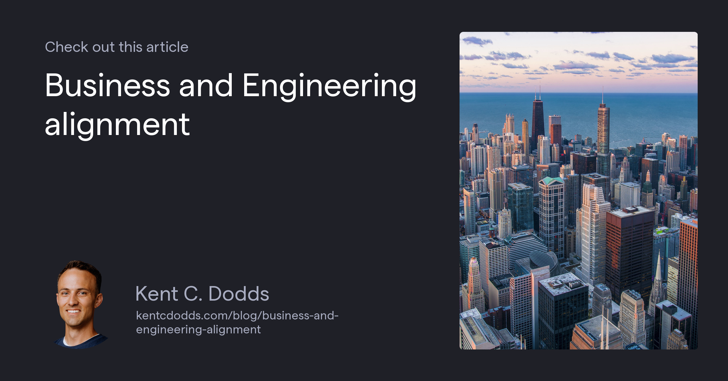 Business and Engineering alignment