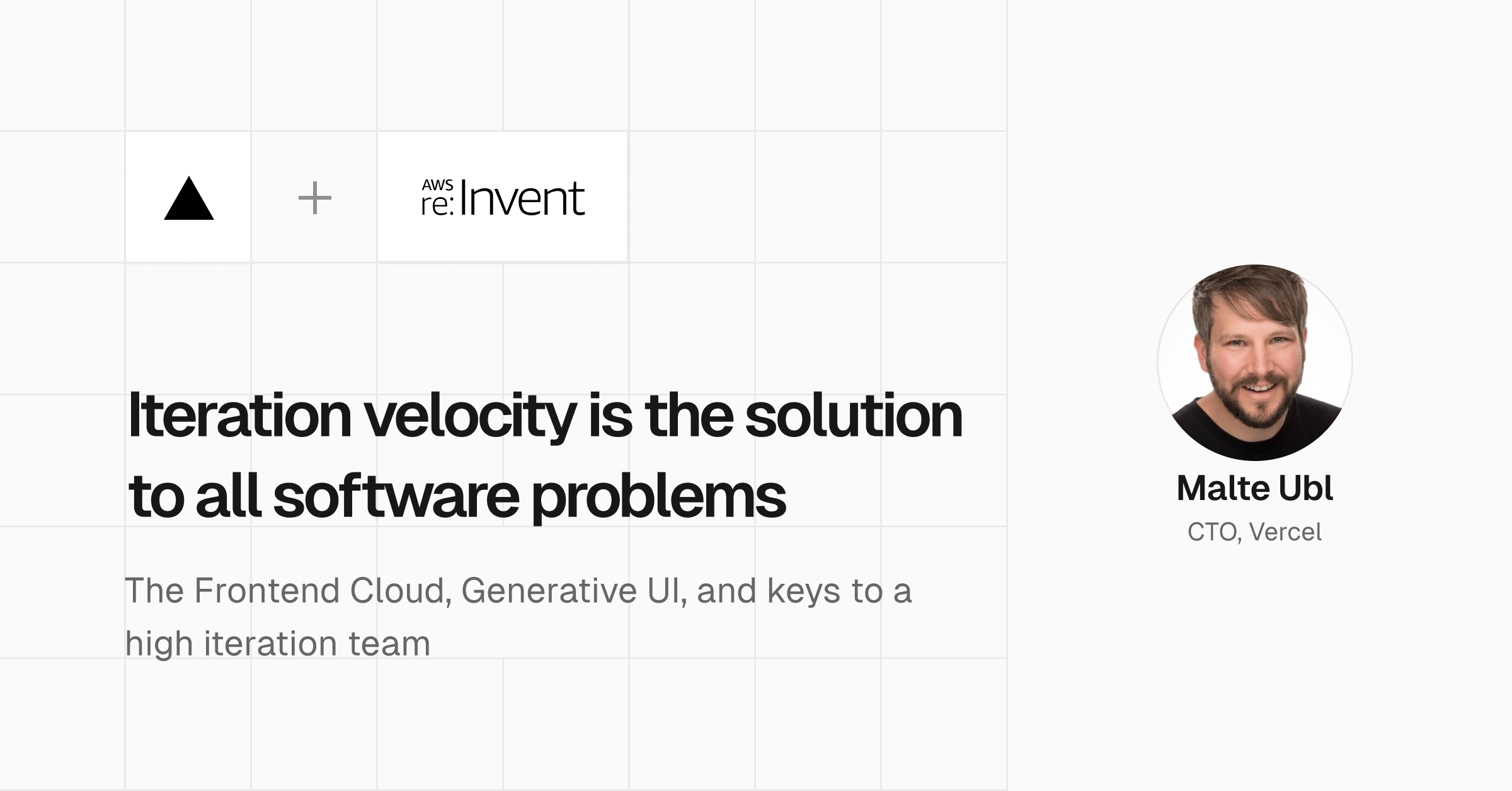 AWS re:Invent 2023: Iteration velocity is the solution to all software problems
