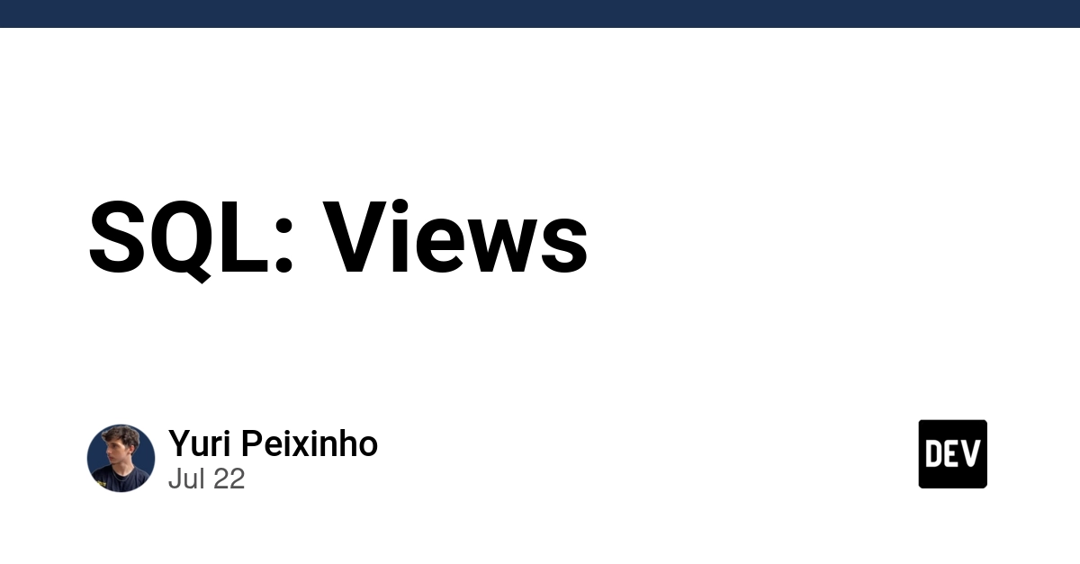 SQL: Views