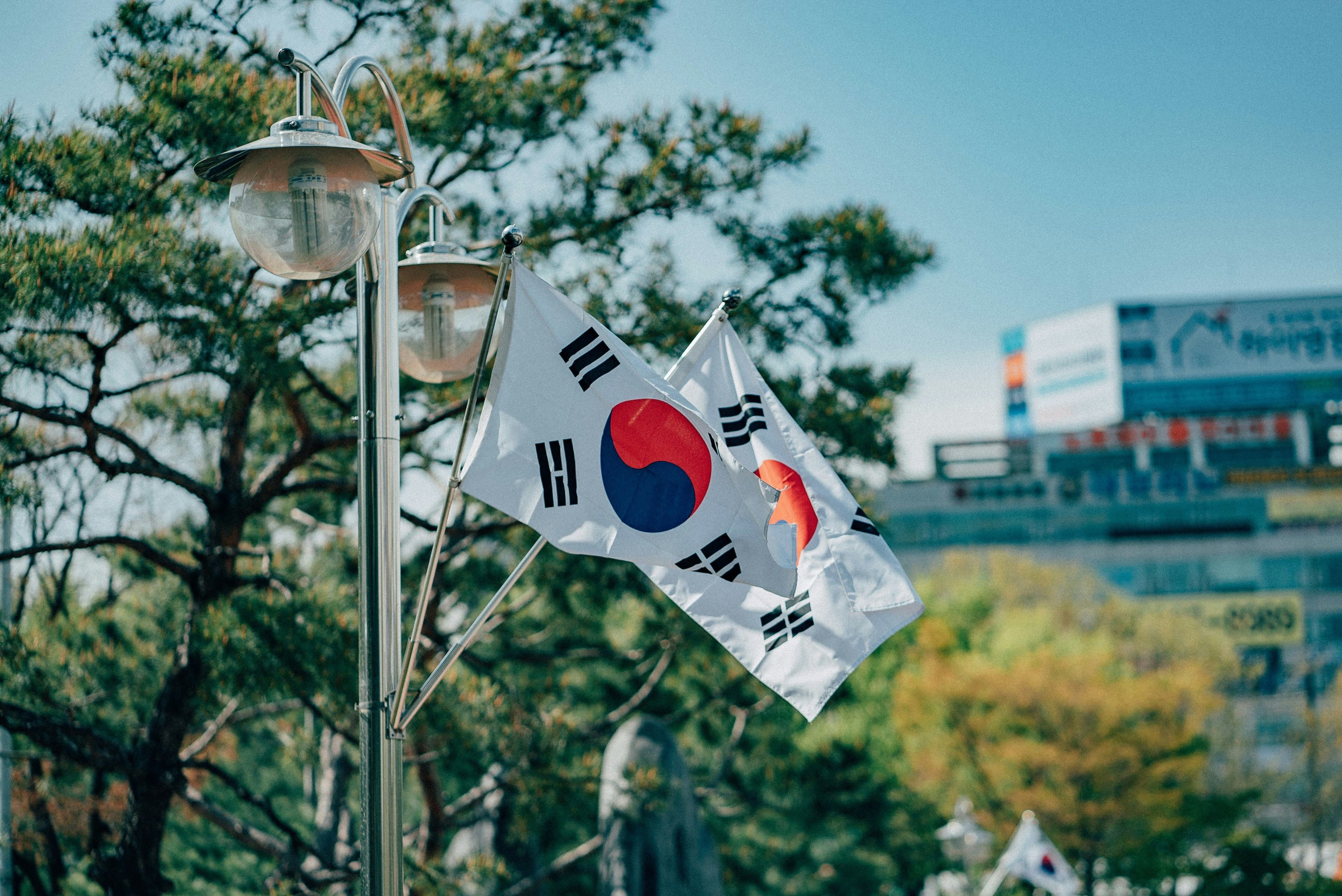 South Korea (Photo by Daniel Bernard on Unsplash/Modified by CoinDesk)
