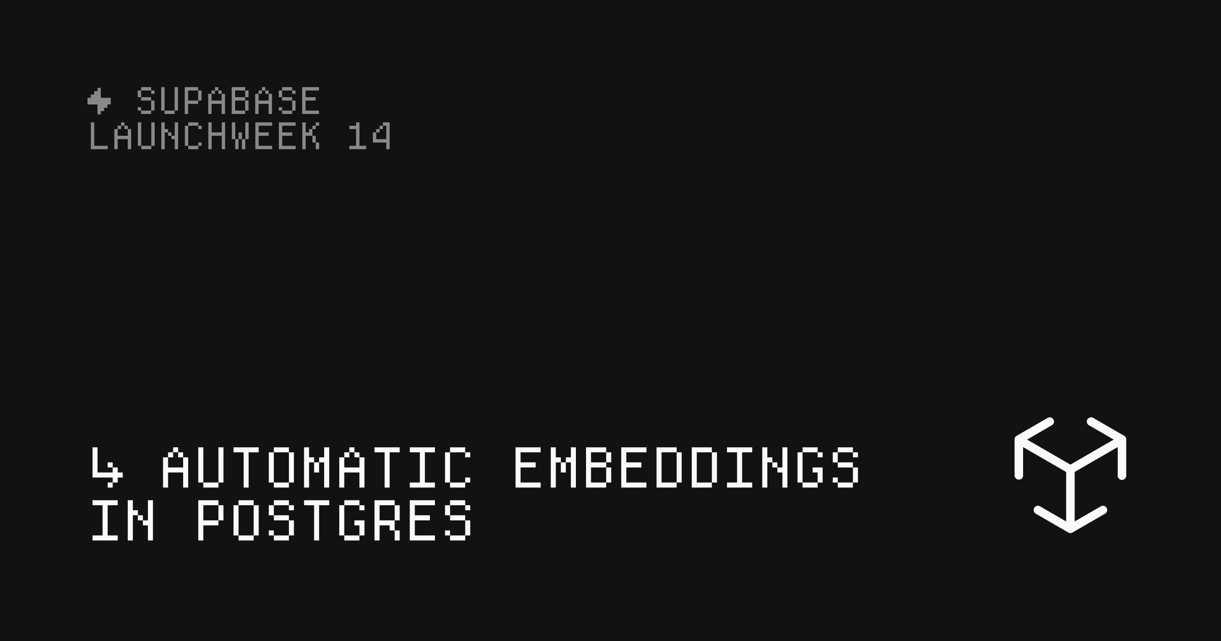 Automatic Embeddings in Postgres