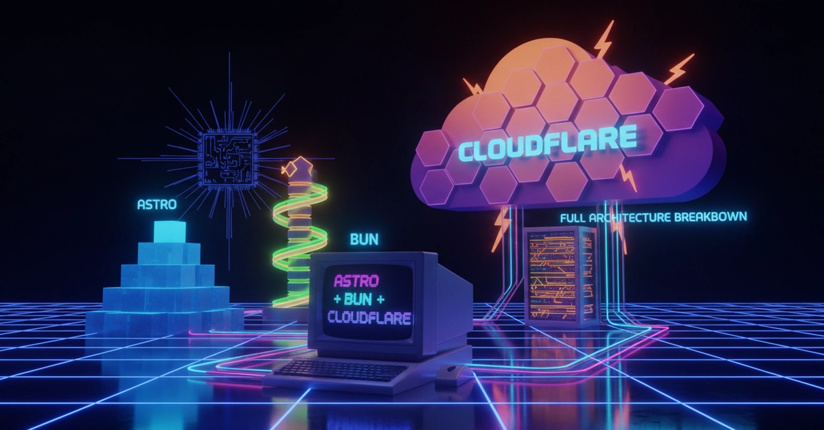 I Rebuilt My Personal Site with Astro + Bun + Cloudflare, Here’s the Full Architecture Breakdown