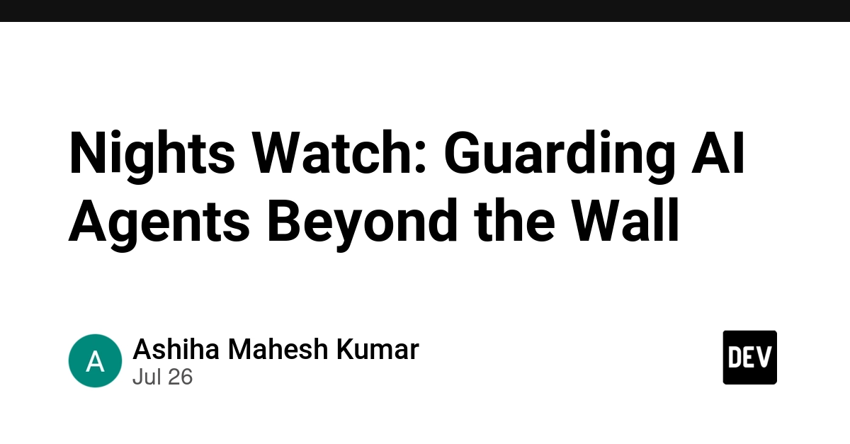 Nights Watch: Guarding AI Agents Beyond the Wall