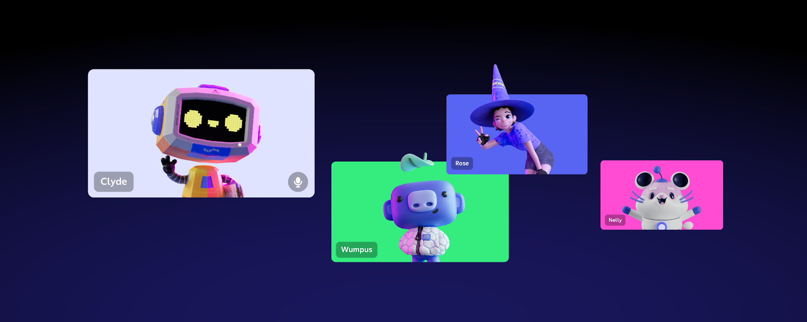 Four friends in a Discord call.