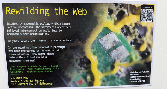 Rewilding the Web: my workshop report from Edinburgh