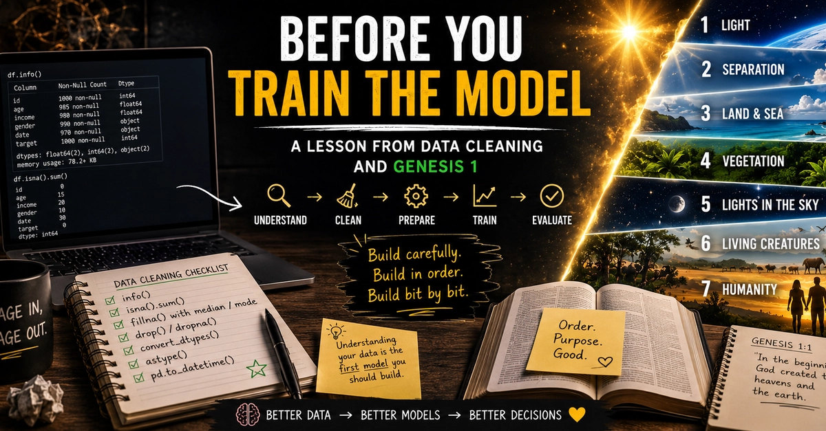 Before You Train the Model: What My First ML Project Taught Me About Data Cleaning