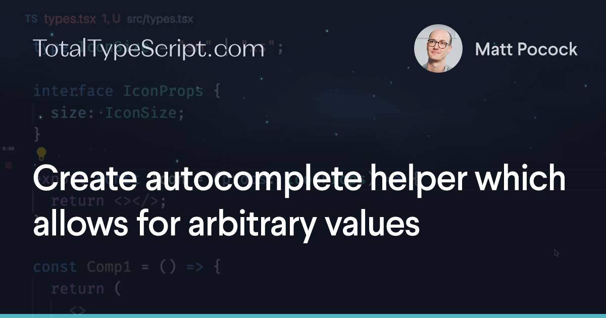 Create autocomplete helper which allows for arbitrary values (tip)
