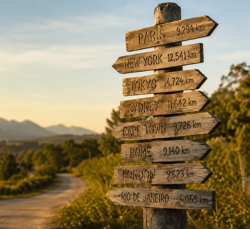 Little useless-useful R functions – Honest geographical location signposts