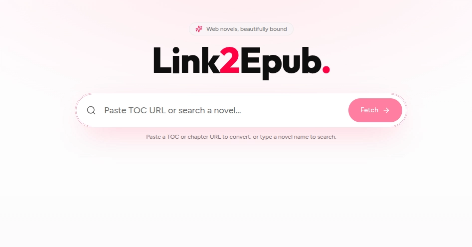tool to convert light novel chapters into EPUBs (linktoepub.com)