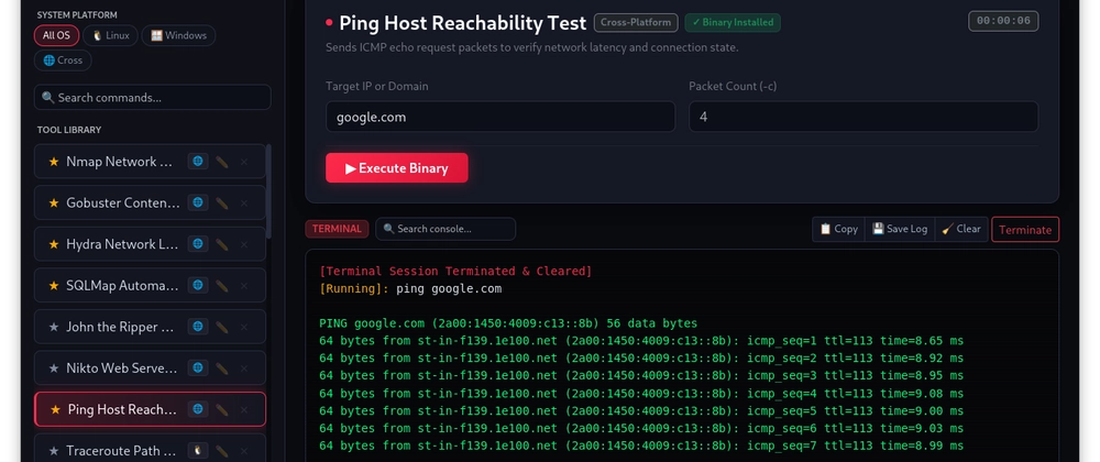 Cover image for I built a custom Linux command workbench with Electron to stop retyping CLI flags