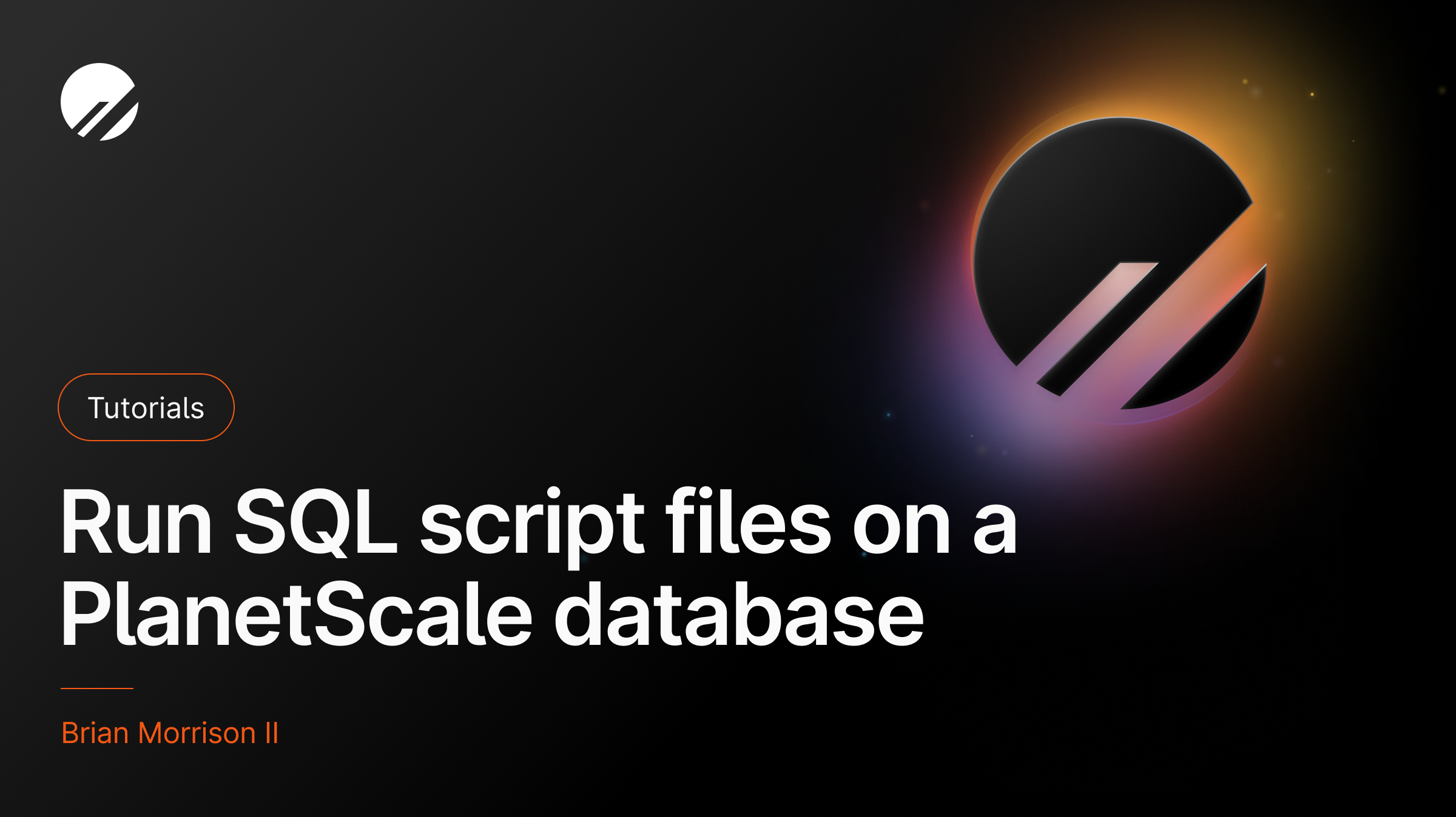Run SQL script files on a PlanetScale database