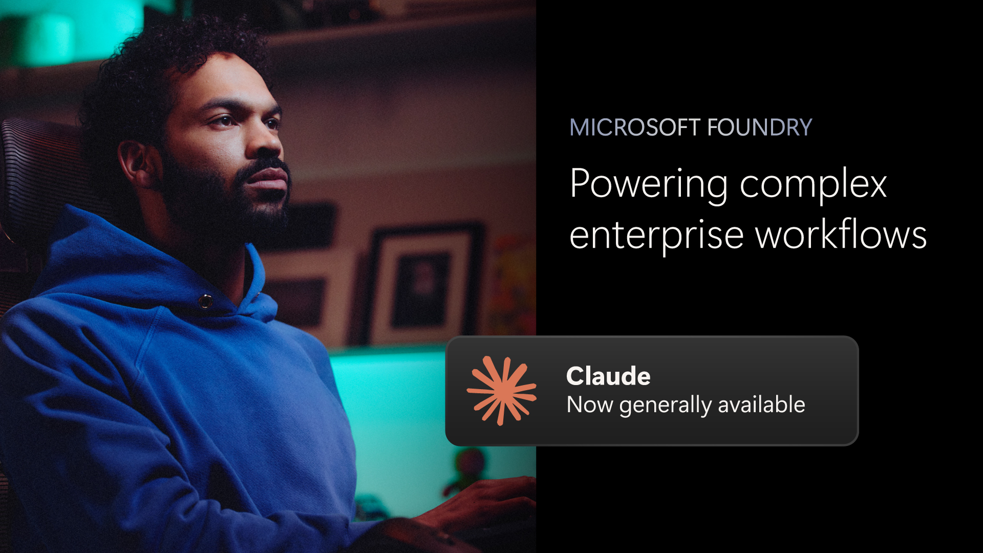 Claude in Microsoft Foundry is now generally available