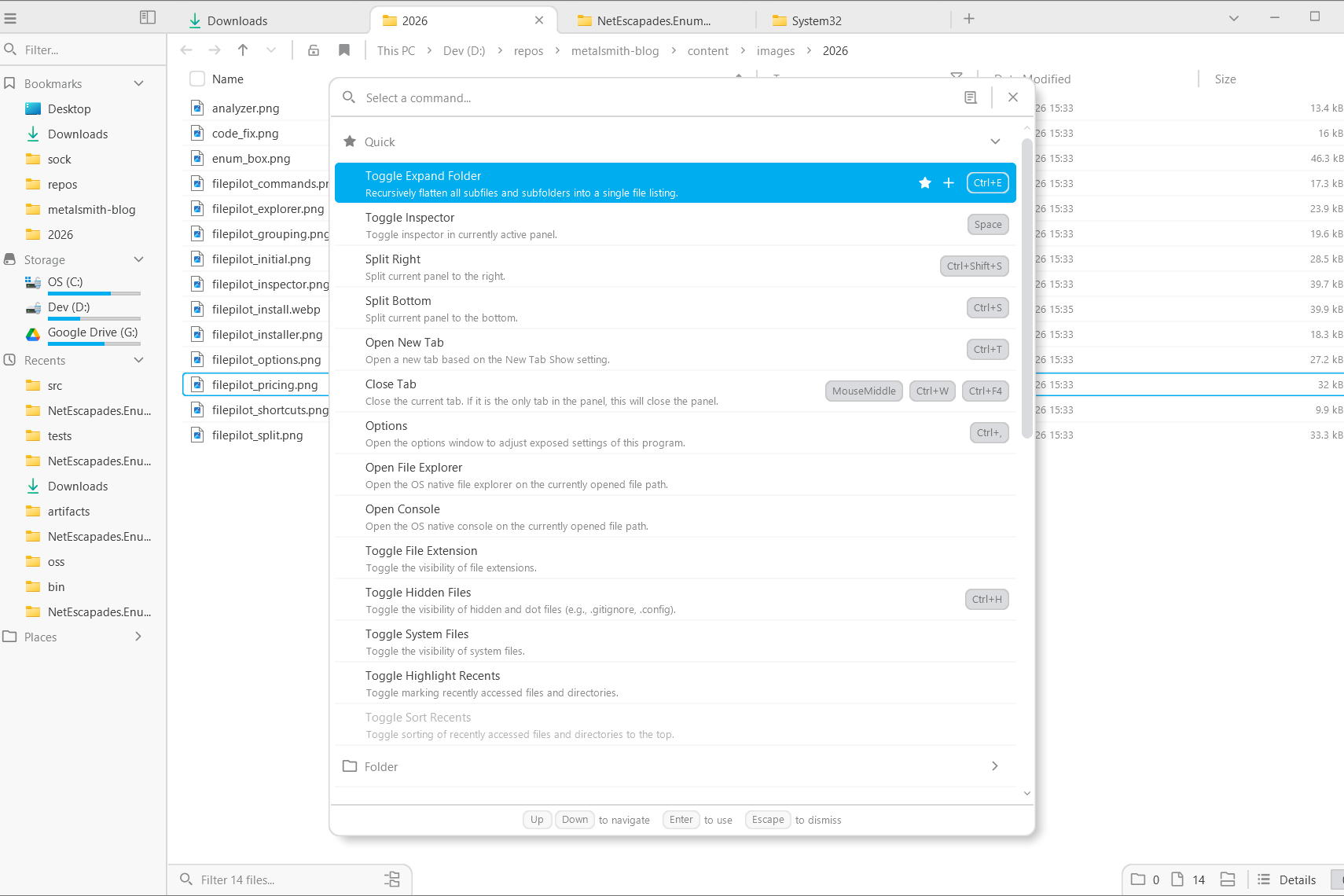 The Windows File Explorer replacement, File Pilot, is awesome