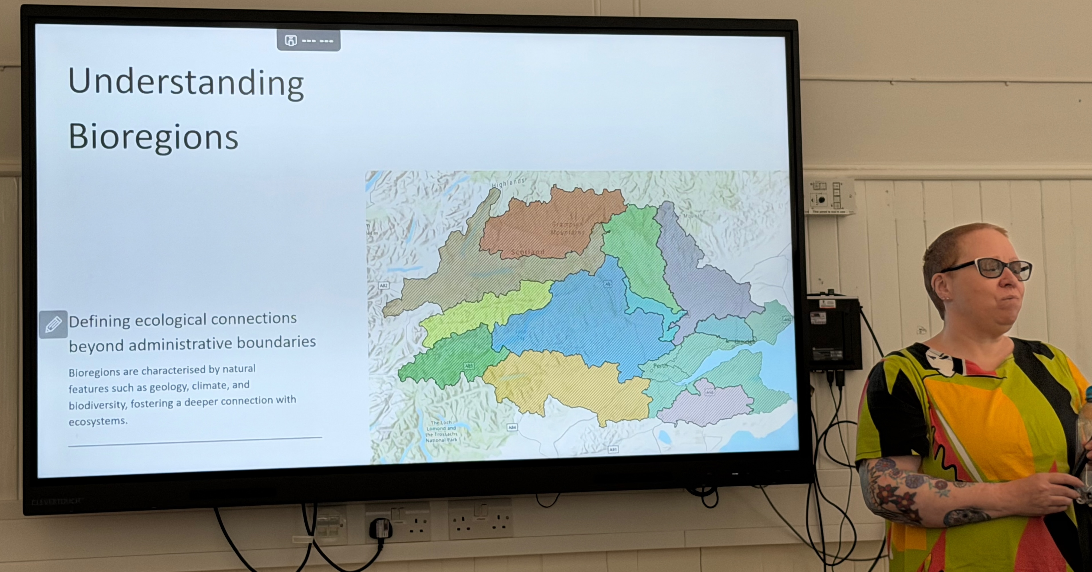 Showing the Tayside ecoregion (which is much bigger than I thought it was when I heard the term!)