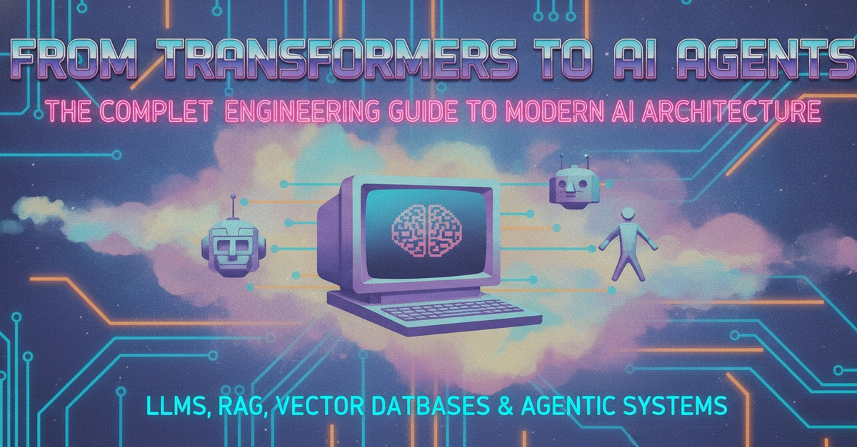 🚀 From Transformers to AI Agents: The Complete Engineering Guide to Modern AI Architecture (LLMs, RAG, Vector Databases & Agentic Systems)