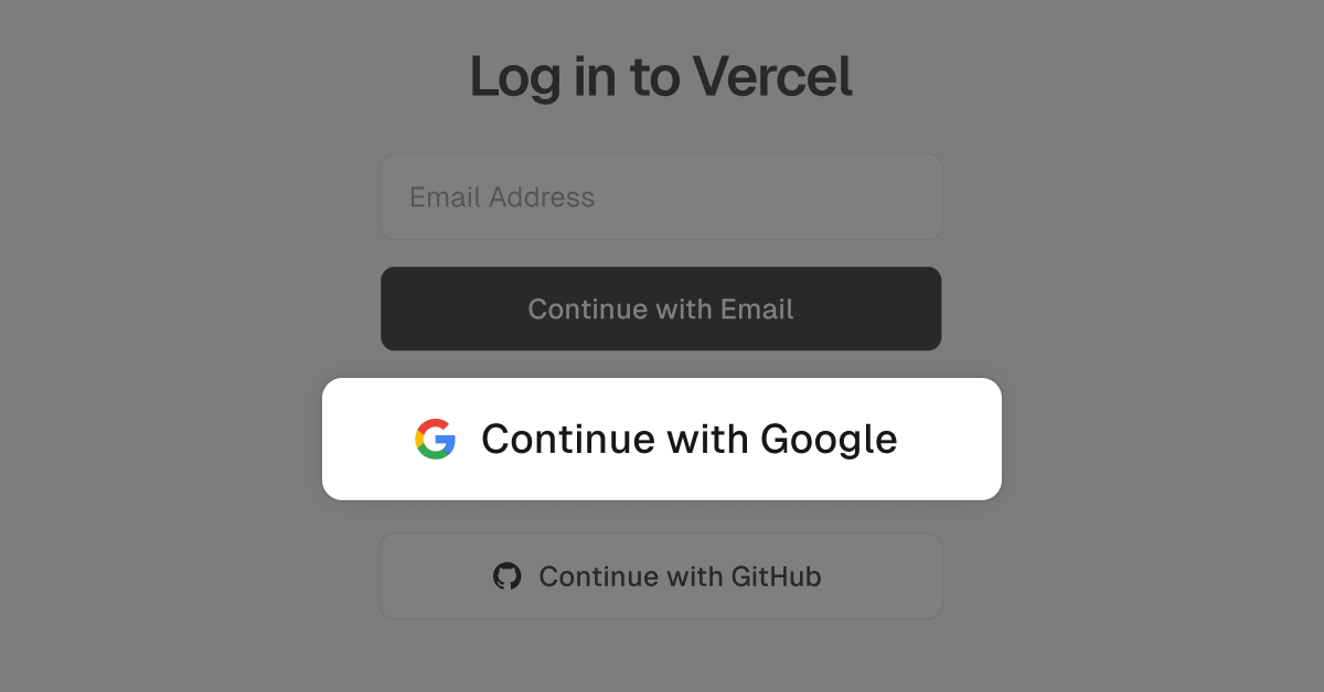 Faster login flow and new Google Sign-in support