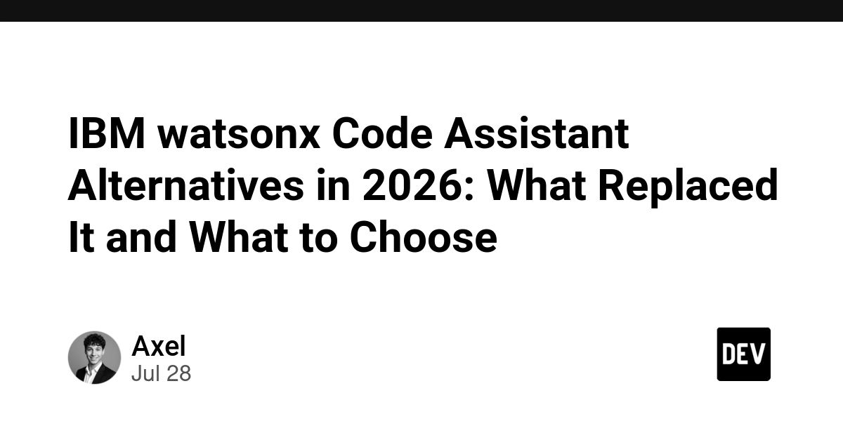 IBM watsonx Code Assistant Alternatives in 2026: What Replaced It and What to Choose
