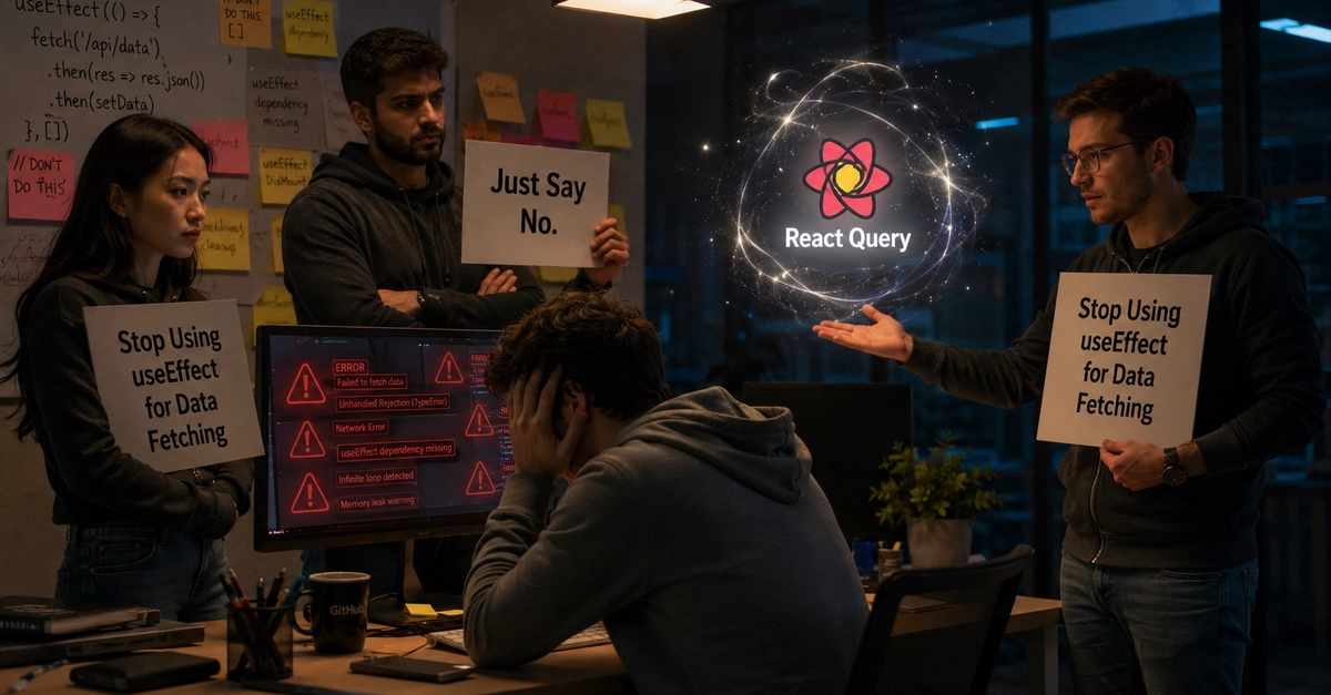 Stop Using `useEffect` for Data Fetching—Please, I Beg You