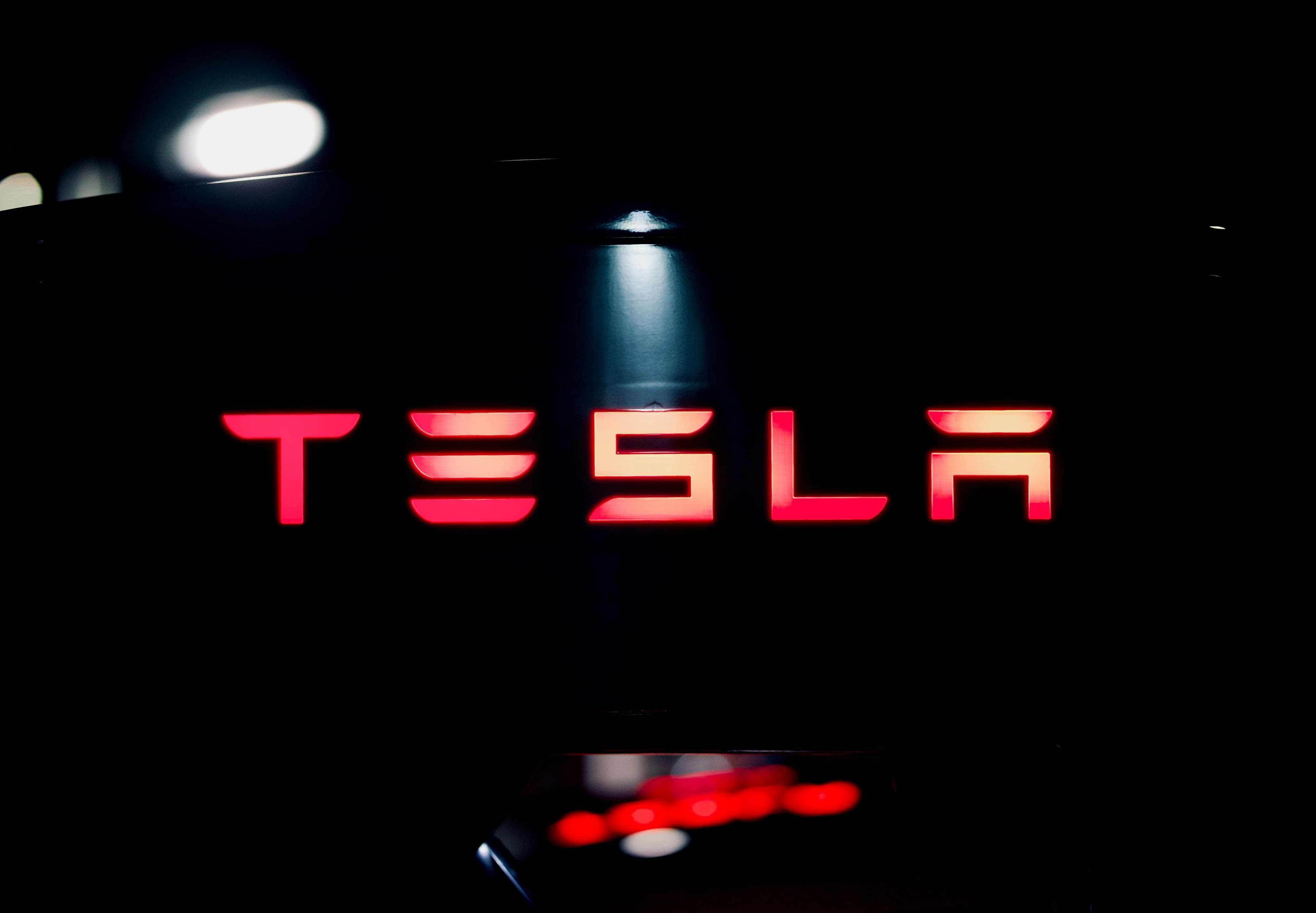 Tesla logo (Unsplash)
