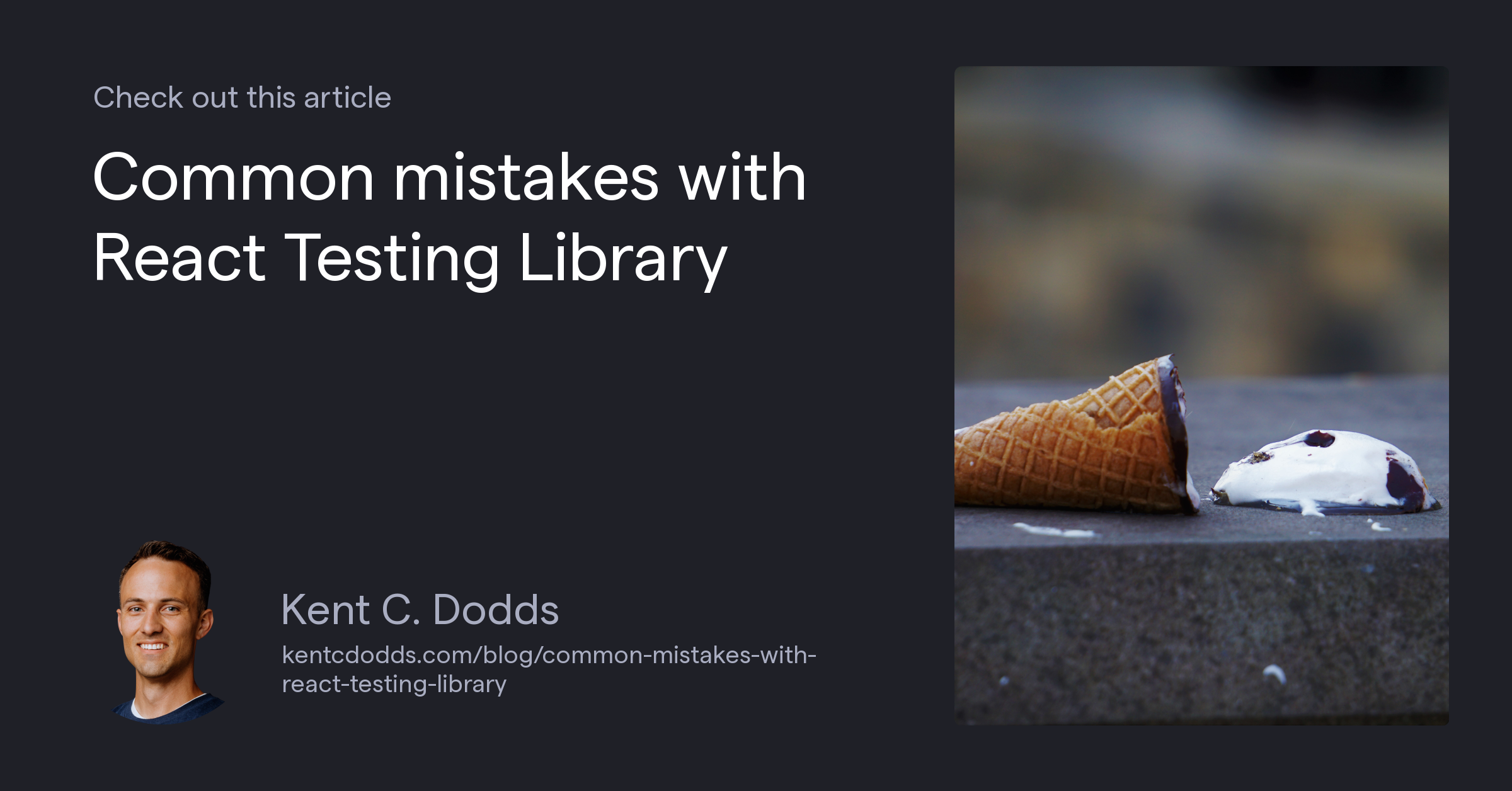 Common mistakes with React Testing Library