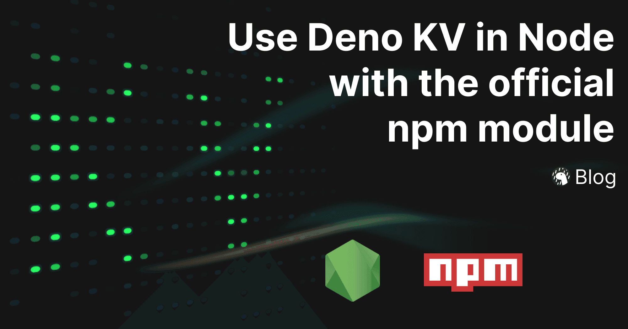 Use Deno KV in Node with the new official npm package