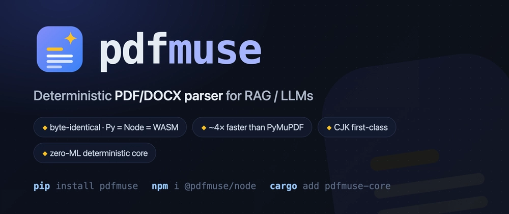 Cover image for I thought my PDF parser was done — then I ran it on 80 real resumes